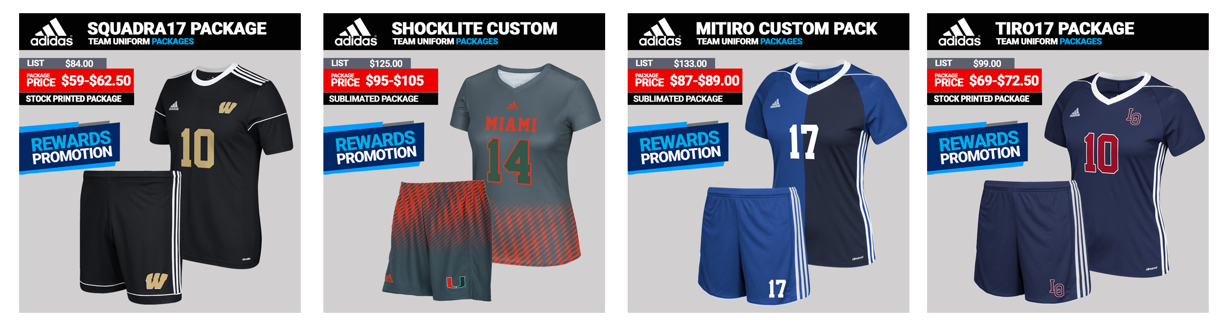 Adidas Custom Soccer Uniforms